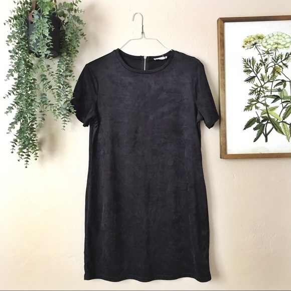 Zara Dresses & Skirts - ZARA TRF Faux Suede Mini Dress Zara Dresses & Skirts - ZARA TRF Faux Suede Mini Dress